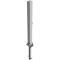 Barrier post 70 x 70 mm | foldable | with profile cylinder lock | and triangular lock | for casting in concretewith ground socket part-no. 470.60approx. 400 mm below ground | hot-dip galvanized | without eyelet